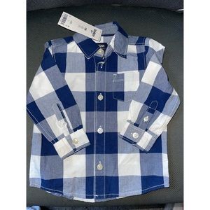 NWT OSHKOSH BUTTON DOWN SHIRT